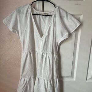 Universal Thread Cream V-Neck Dress